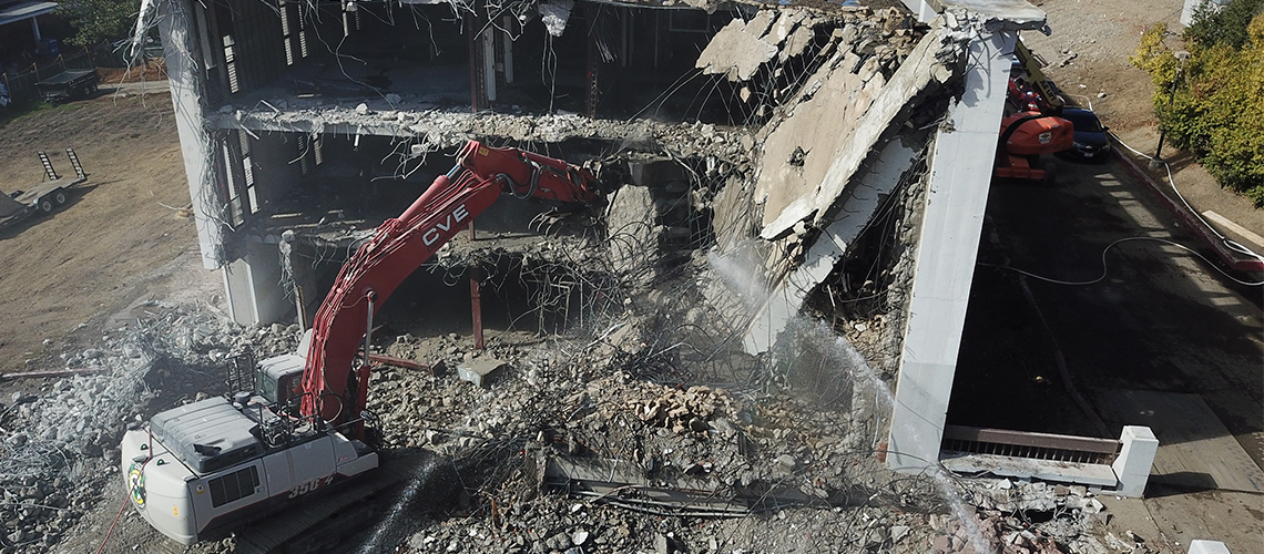 CVE Demolition at Evergreen
